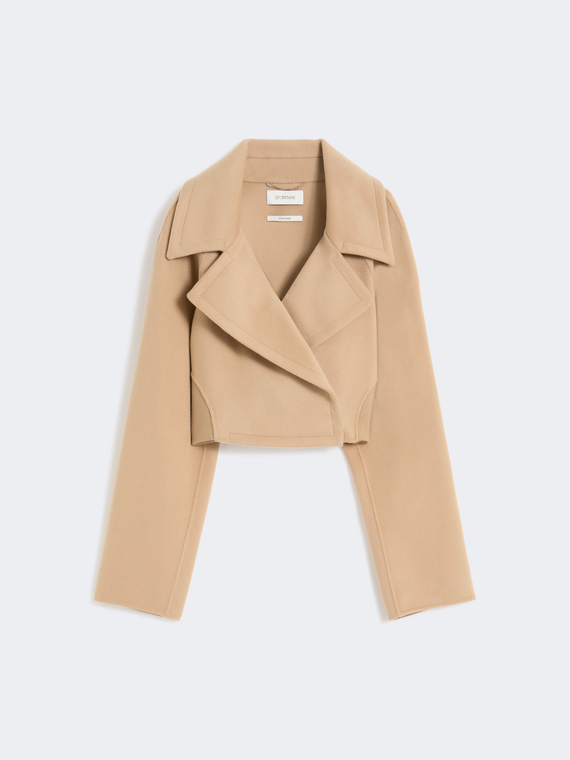 Short pure wool outerwear - CARAMEL - Sportmax - 7