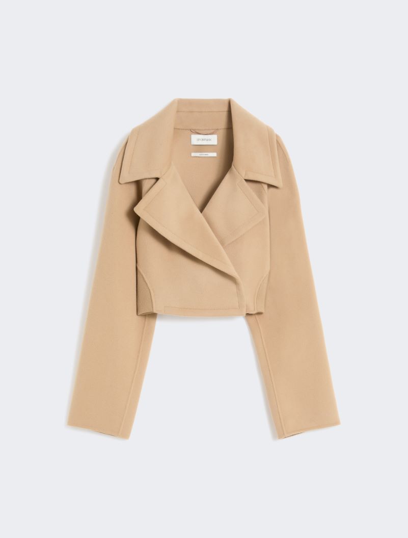 Short pure wool outerwear - CARAMEL - Sportmax - 8