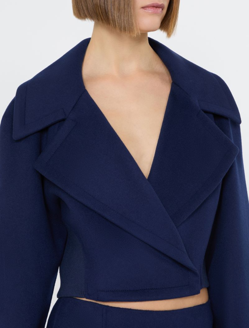 Short pure wool outerwear - ULTRAMARINE - Sportmax - 5