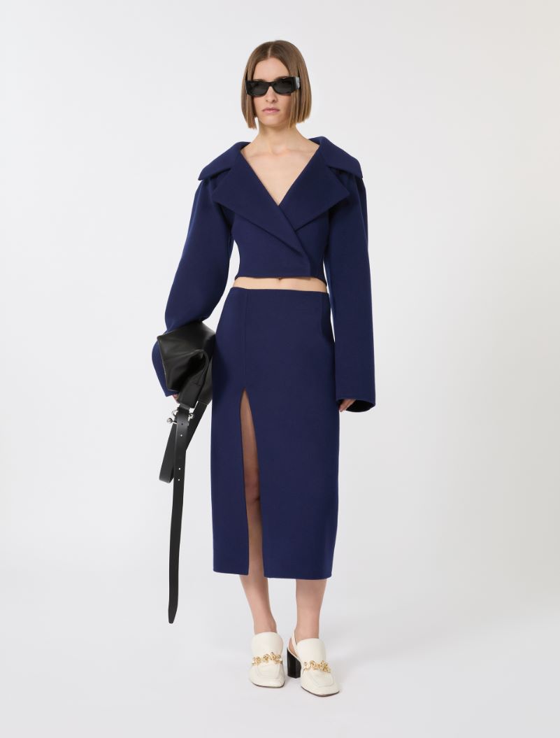 Short pure wool outerwear - ULTRAMARINE - Sportmax