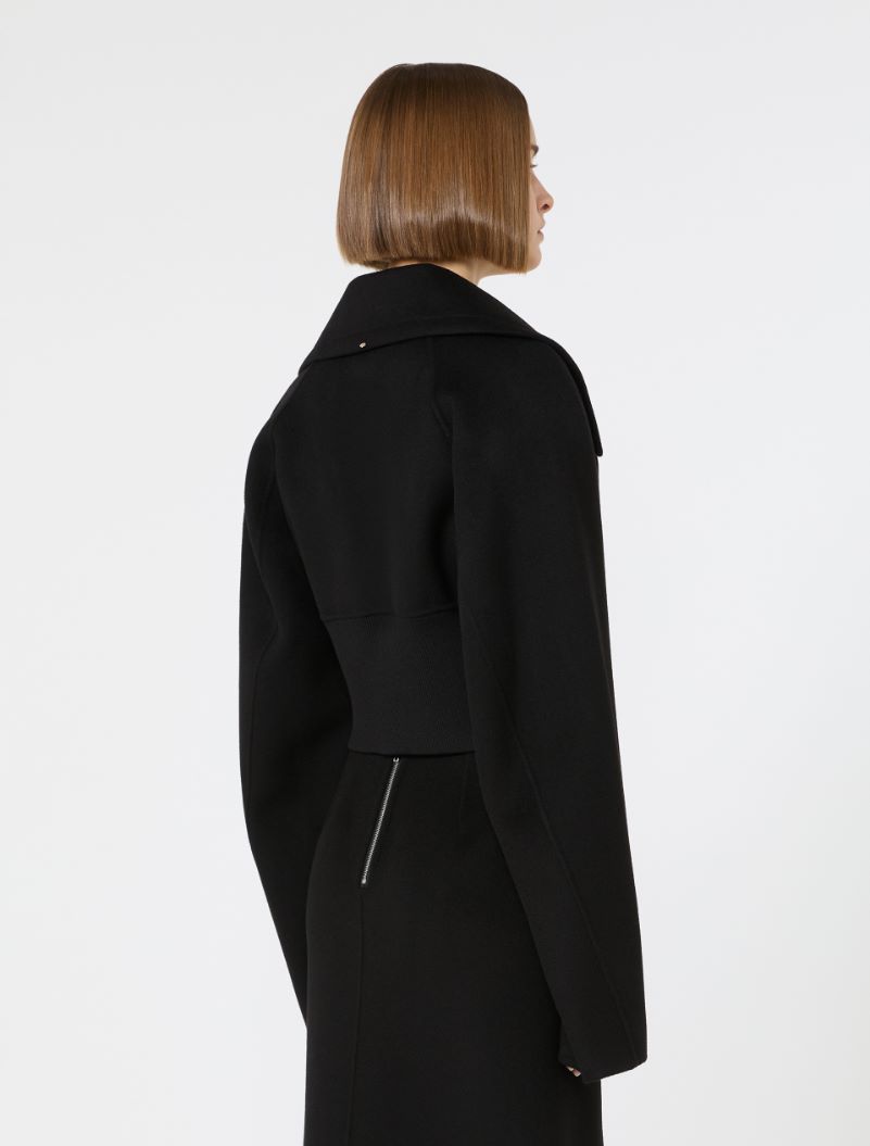 Short pure wool outerwear - BLACK - Sportmax - 3