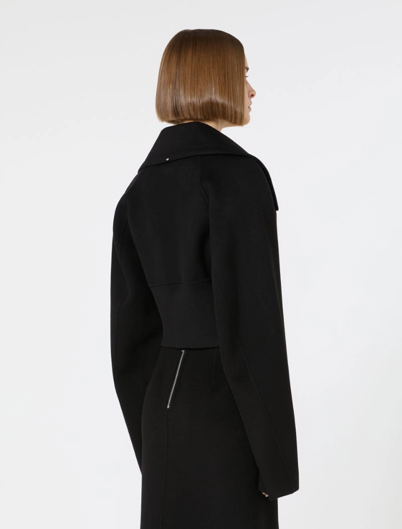 Short pure wool outerwear - BLACK - Sportmax - 3