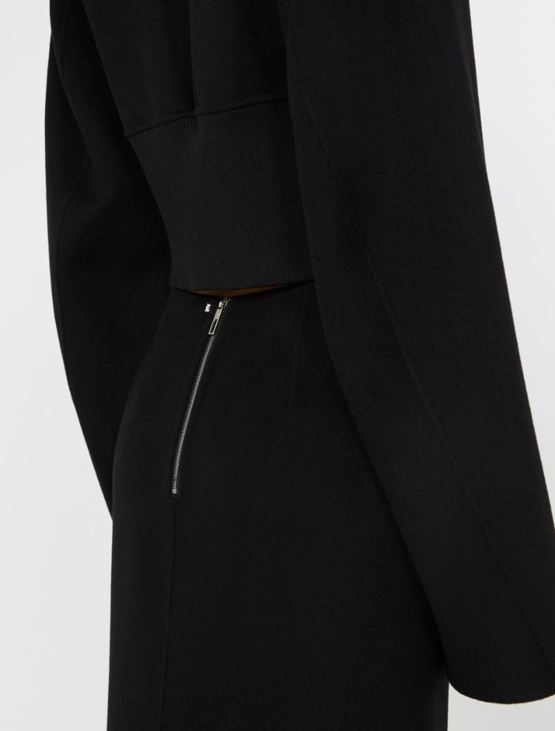 Short pure wool outerwear - BLACK - Sportmax - 6