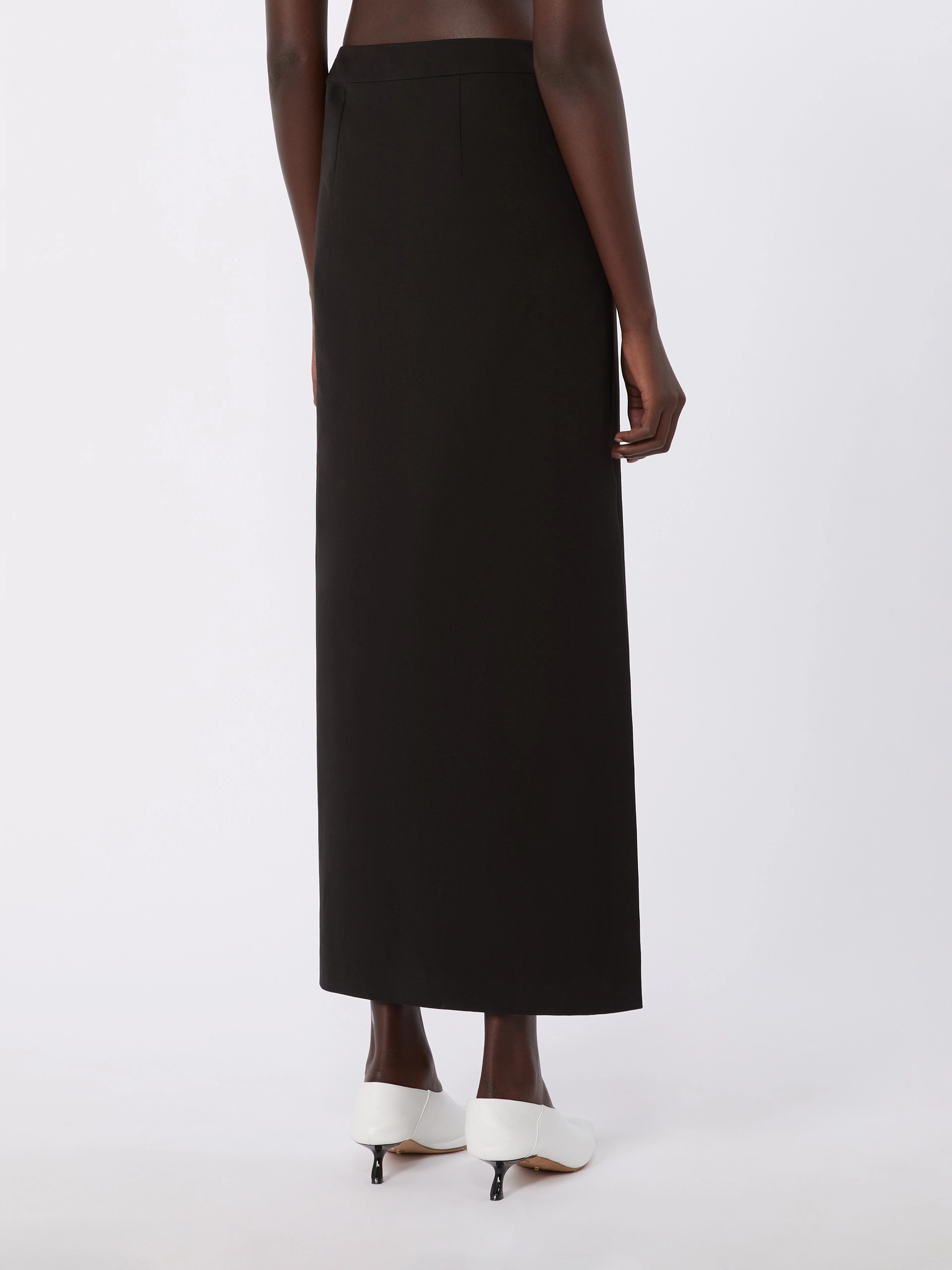 Long cotton skirt - BLACK - Sportmax - 3