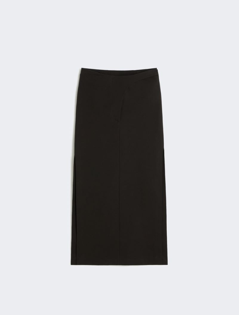 Long cotton skirt - BLACK - Sportmax - 6