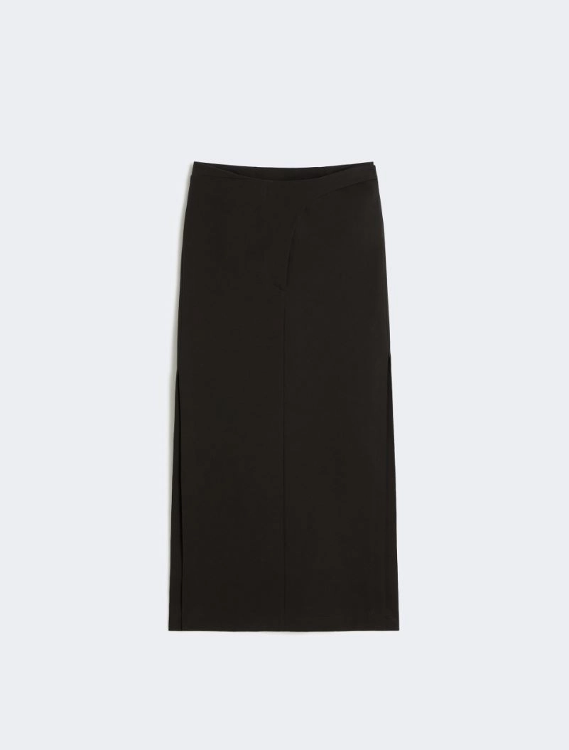Long cotton skirt - BLACK - Sportmax - 5