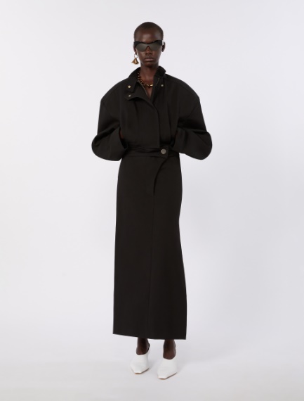 Long cotton skirt - BLACK - Sportmax
