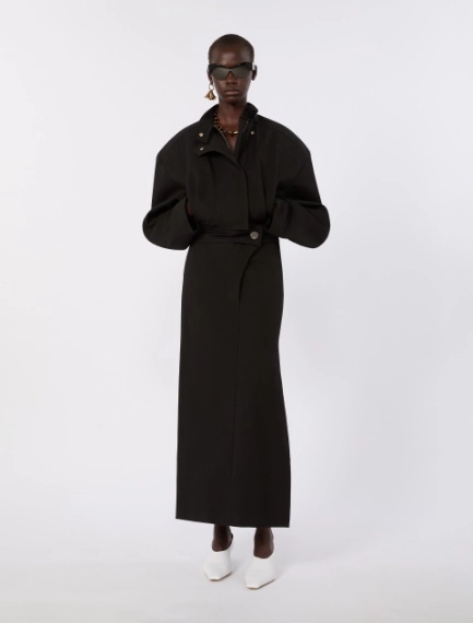 Jupe longue en coton - NOIR - Sportmax