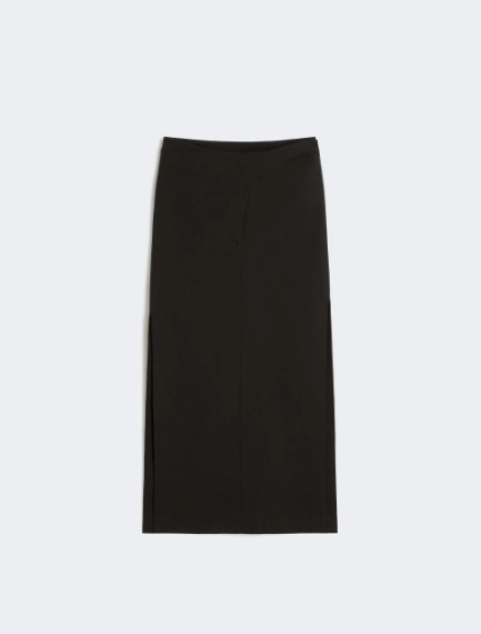 Jupe longue en coton - NOIR - Sportmax