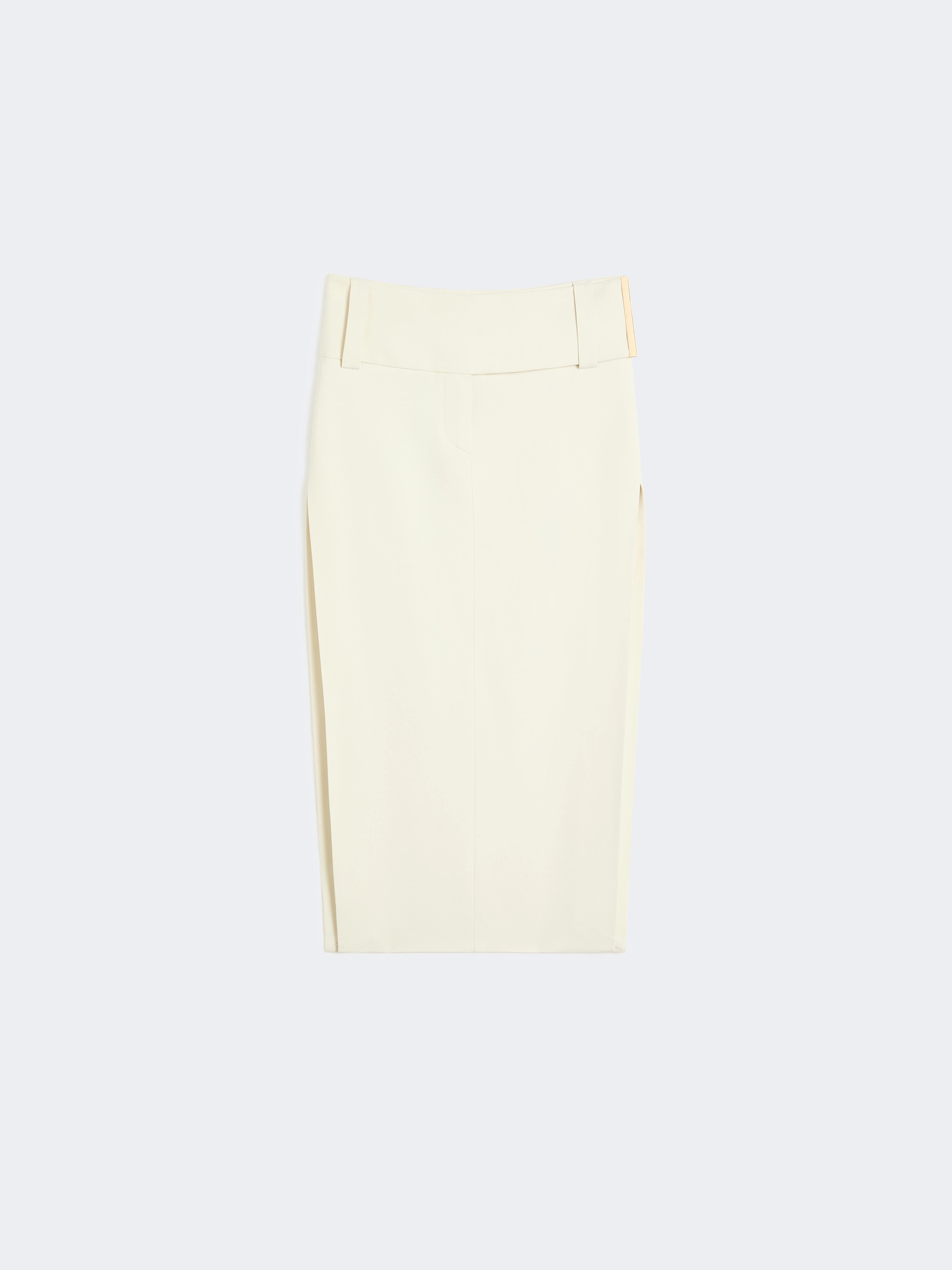 Long stretch viscose skirt - IVORY - Sportmax - 5