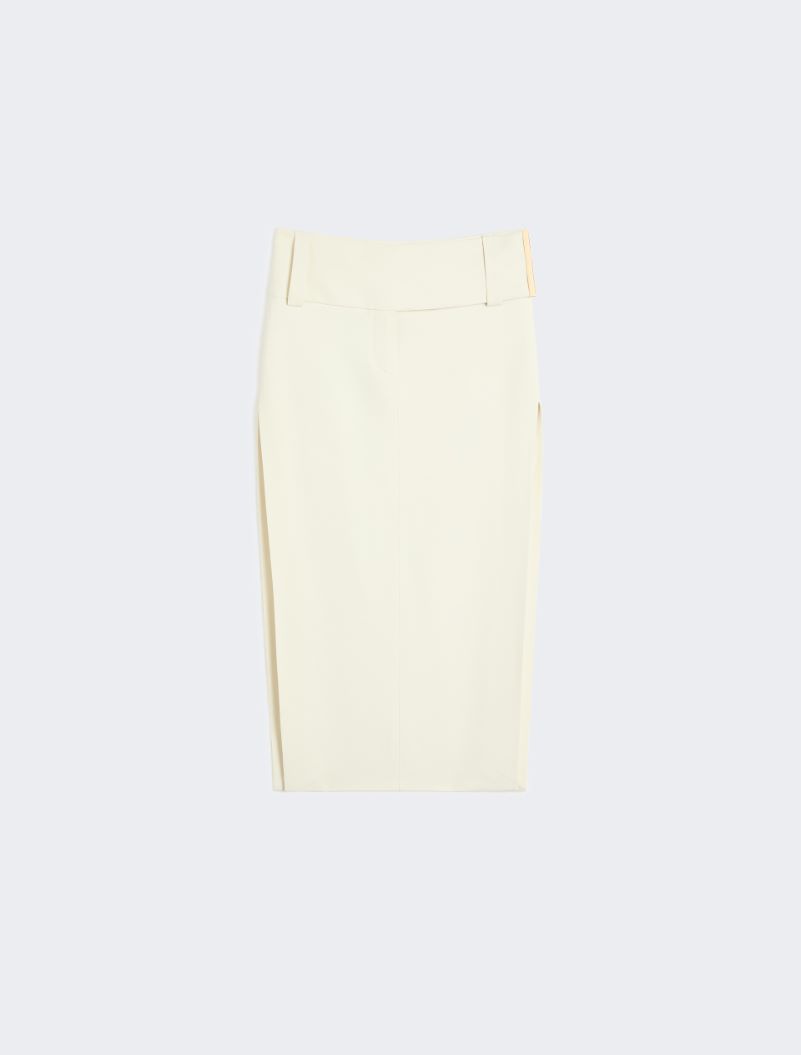 Long stretch viscose skirt - IVORY - Sportmax - 6