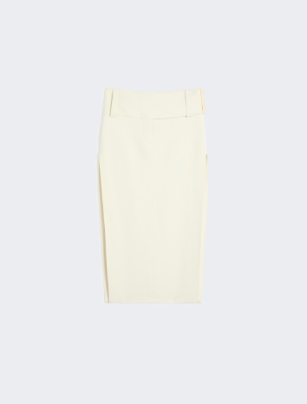 Long stretch viscose skirt - IVORY - Sportmax - 6