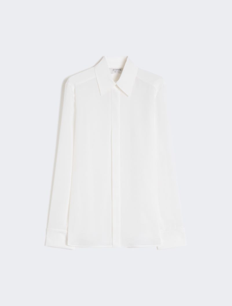 Slim-fit silk shirt - WHITE - Sportmax - 6