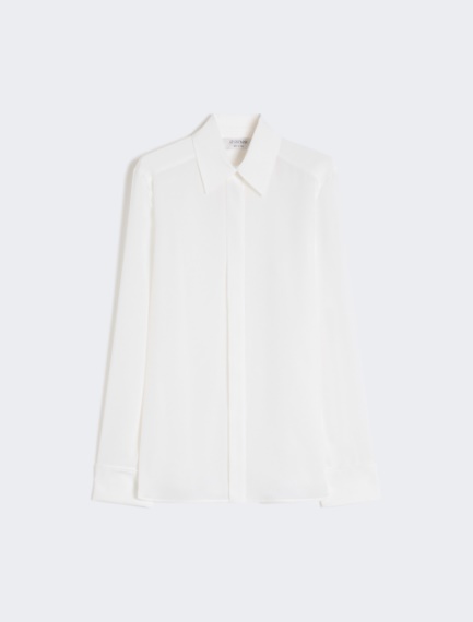 Slim-fit silk shirt - WHITE - Sportmax - 6