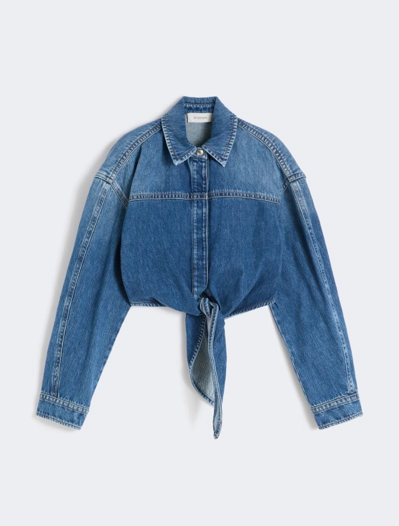 Short denim shirt - MIDNIGHTBLUE - Sportmax - 7