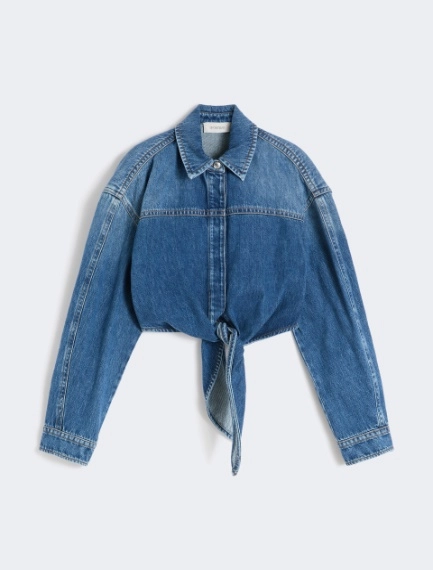 Short denim shirt - MIDNIGHTBLUE - Sportmax - 7