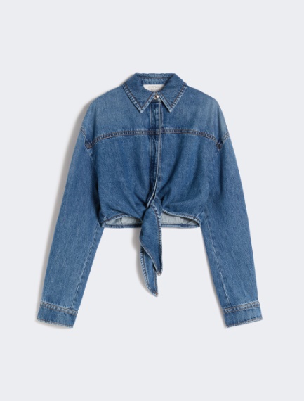Short denim shirt - MIDNIGHTBLUE - Sportmax