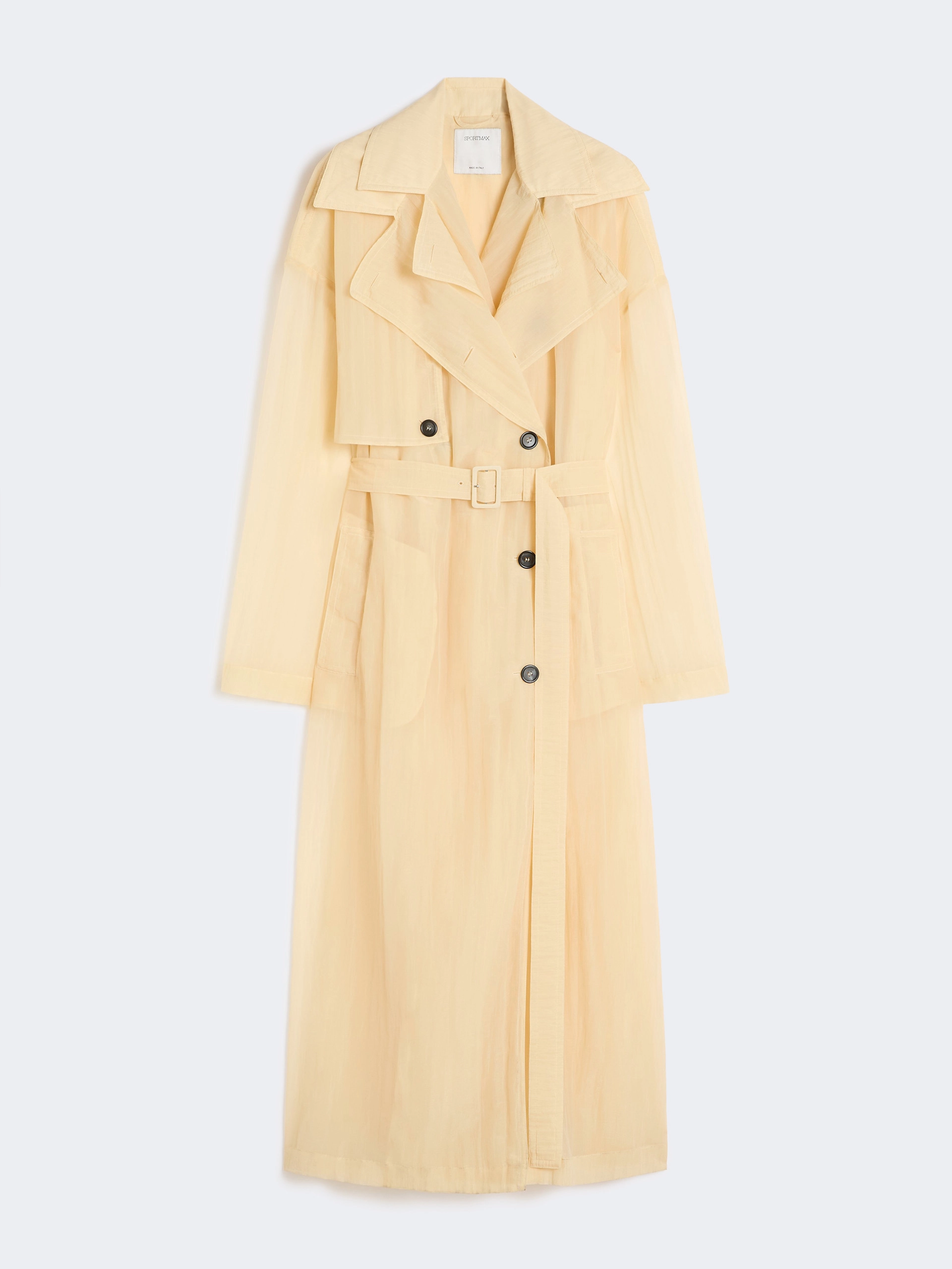 Two-piece technical-fabric trench coat - VANILLA - Sportmax - 6