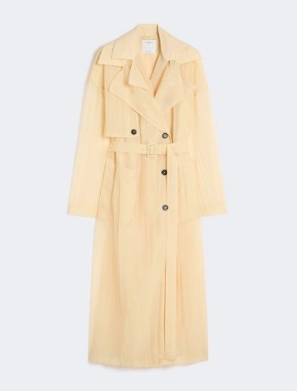 Two-piece technical-fabric trench coat - VANILLA - Sportmax