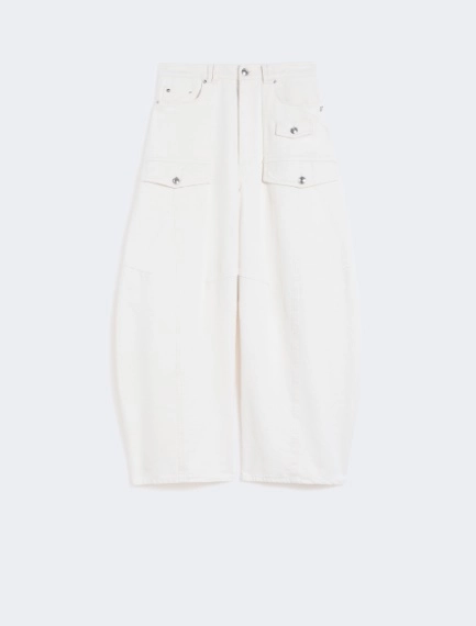 Bull denim cargo trousers - BEIGE - Sportmax