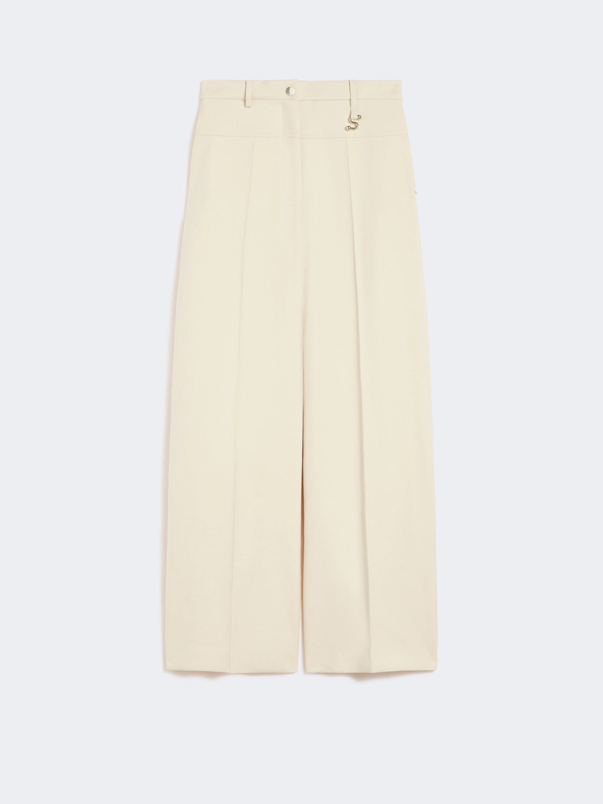 Oversized gabardine trousers - VANILLA - Sportmax - 5