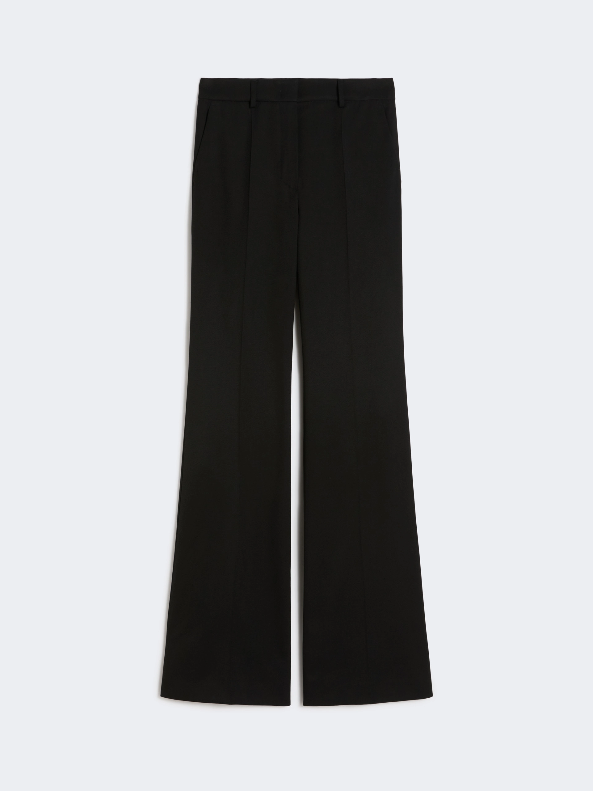 Flared trousers in a viscose blend - BLACK - Sportmax - 5