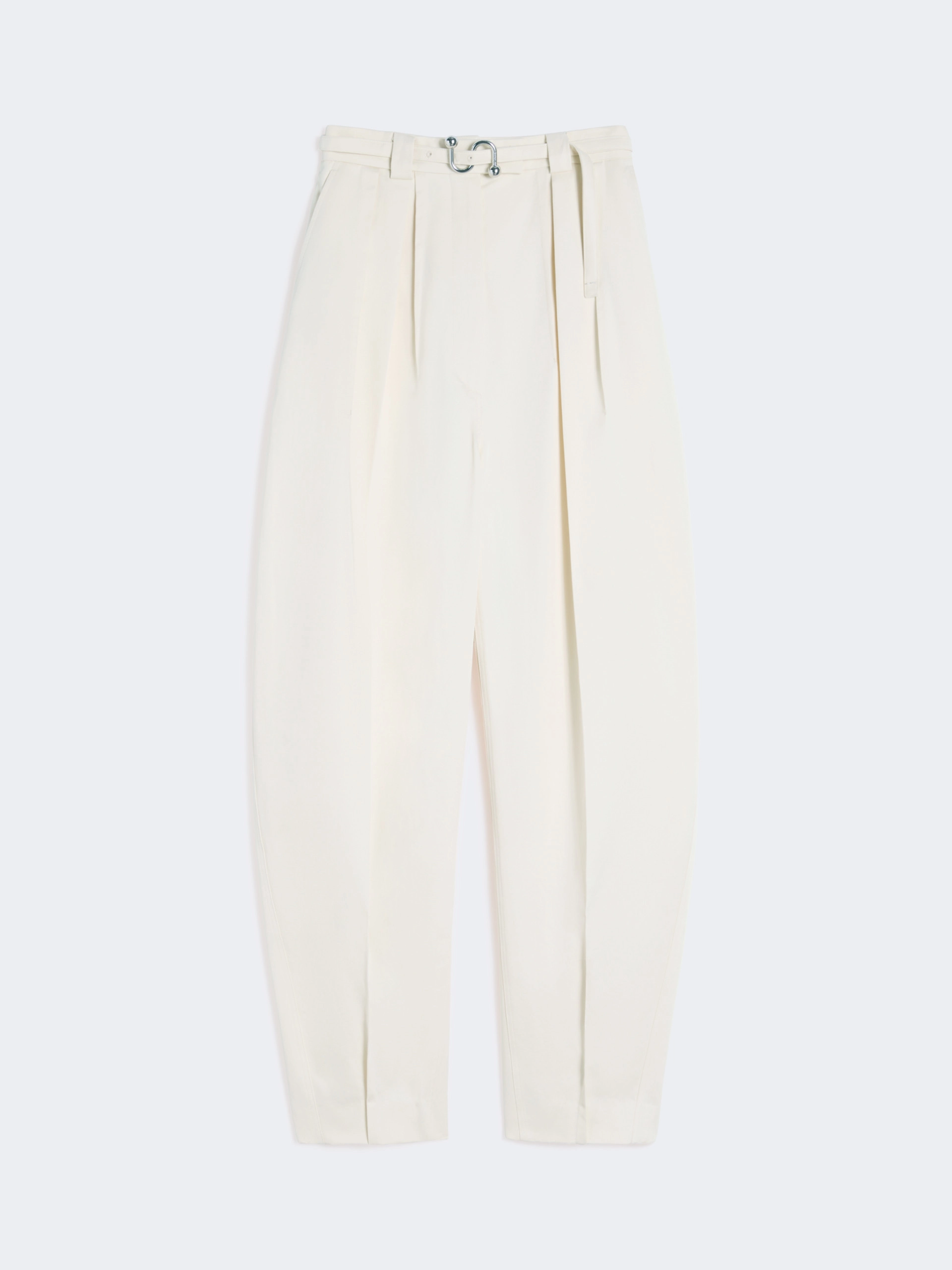 Oversized gabardine trousers - VANILLA - Sportmax - 5