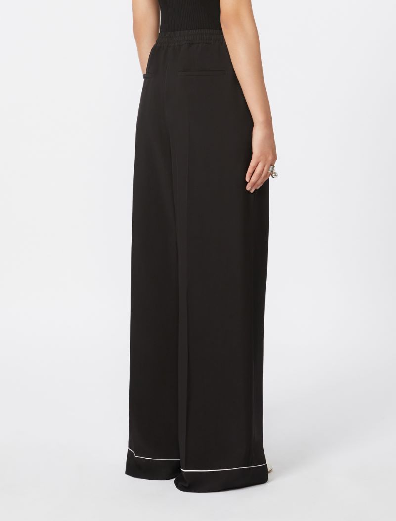 Satin joggers - BLACK - Sportmax - 3