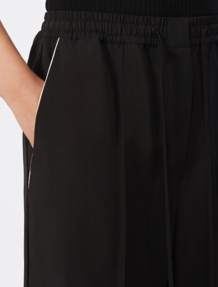 Satin joggers - BLACK - Sportmax - 5
