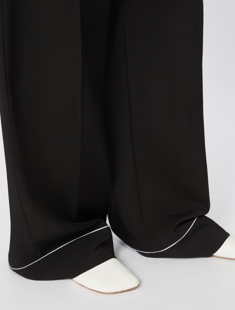 Satin joggers - BLACK - Sportmax - 6
