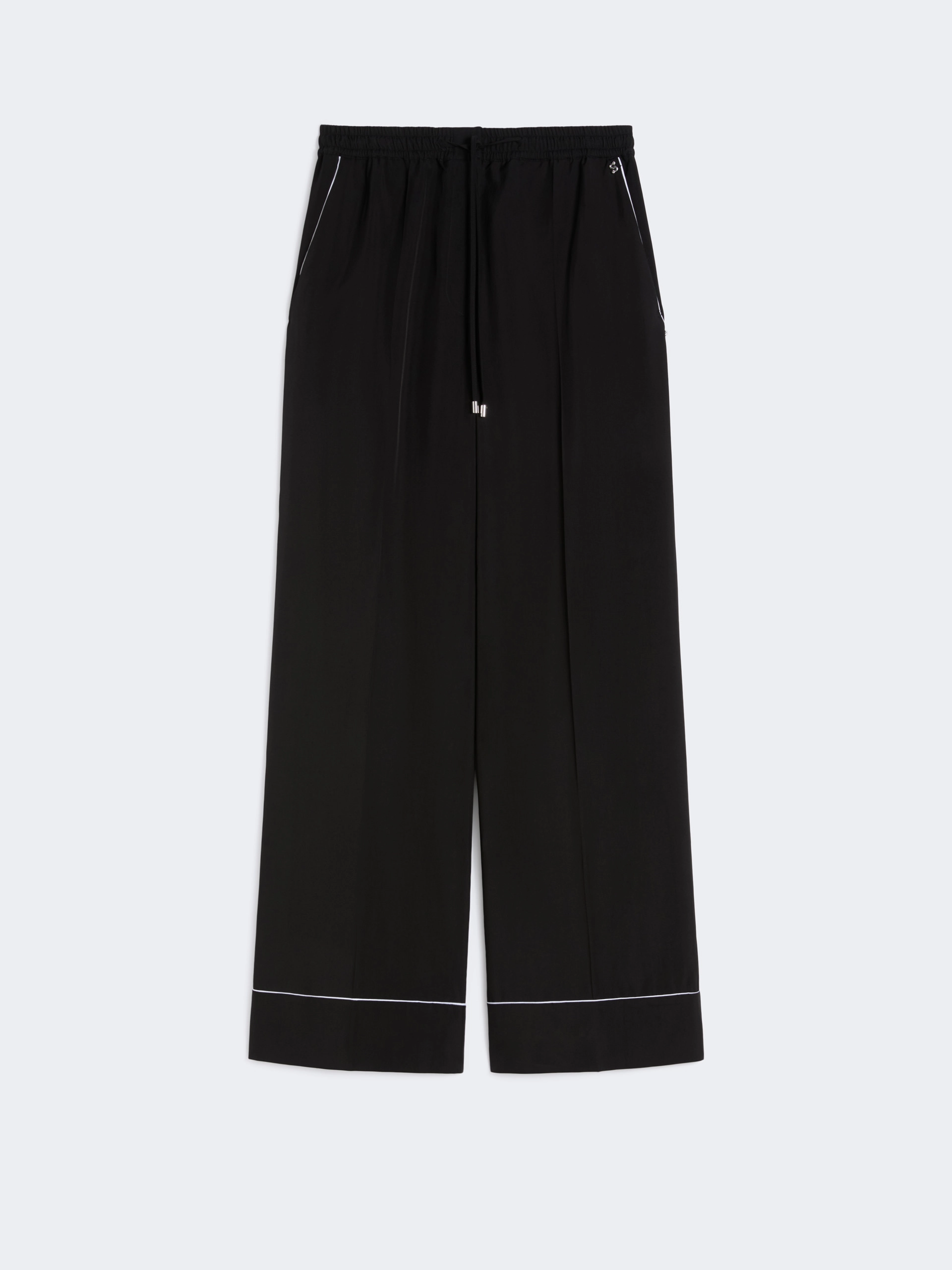 Satin joggers - BLACK - Sportmax - 7