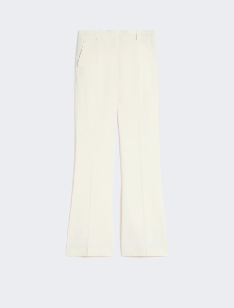 Pantalone flare aderente in viscosa - AVORIO - Sportmax - 6