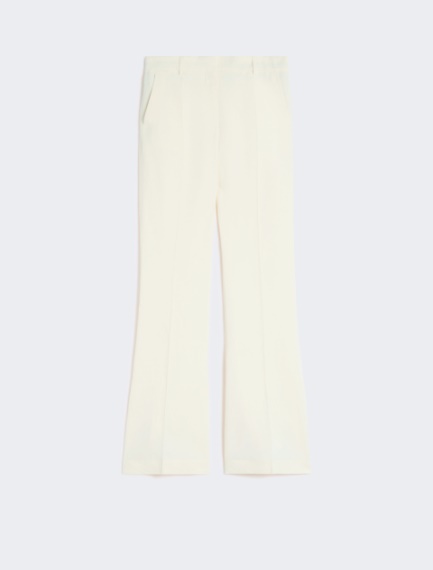 Pantalone flare aderente in viscosa - AVORIO - Sportmax - 6