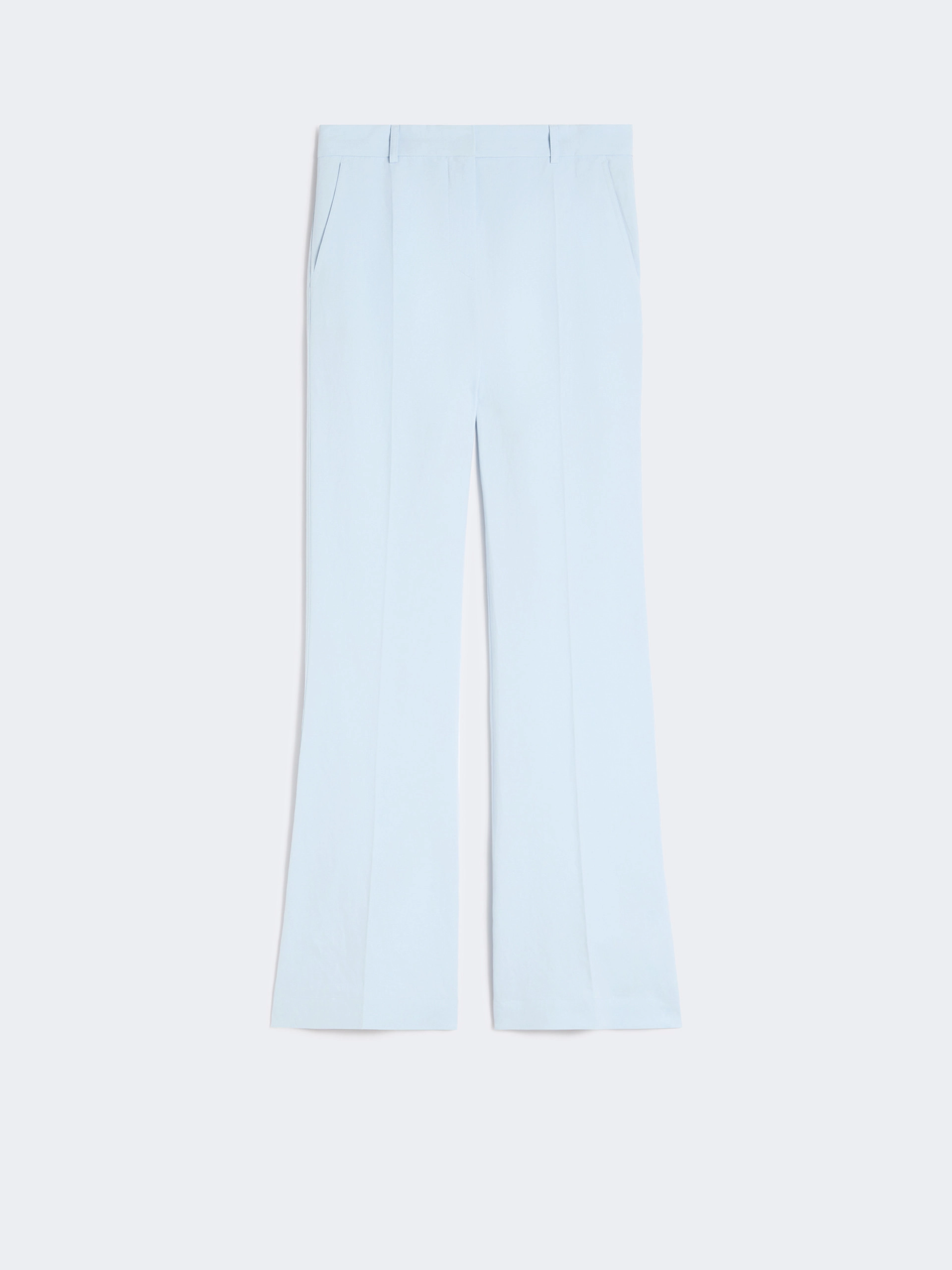 Slim-fit flared trousers in viscose - LIGHT BLUE - Sportmax - 5