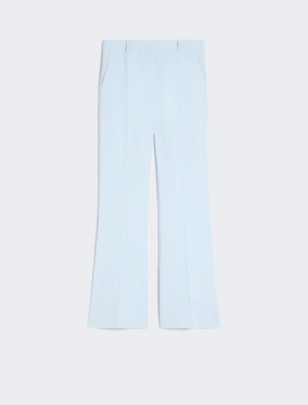 Slim-fit flared trousers in viscose - LIGHT BLUE - Sportmax - 6