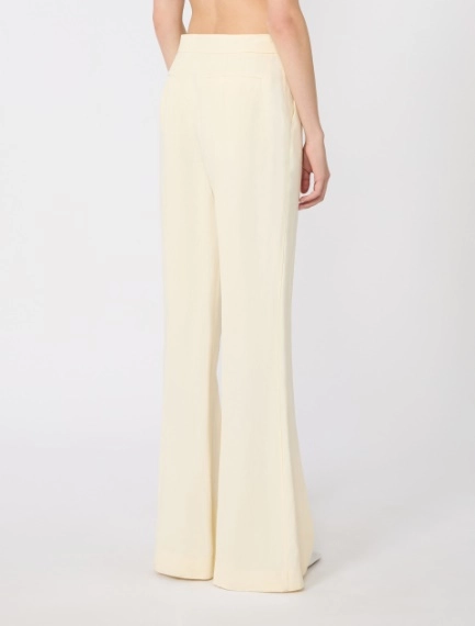 Viscose trousers - LIGHT YELLOW - Sportmax - 3