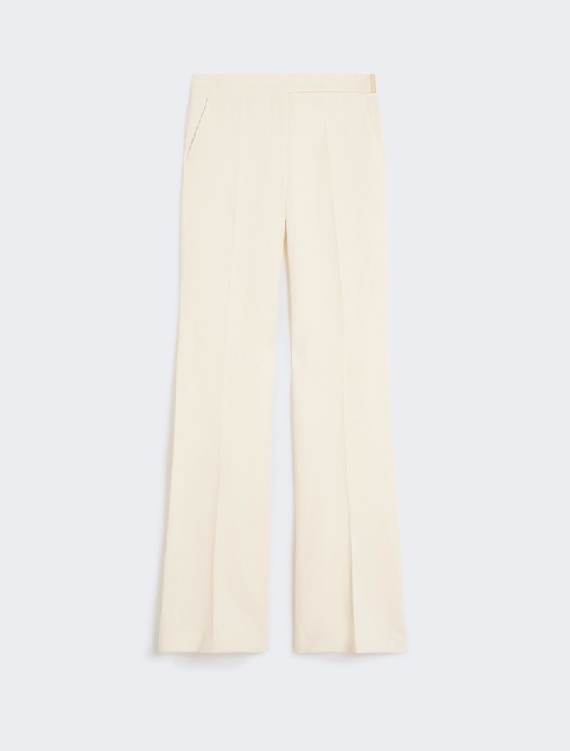 Viscose trousers - LIGHT YELLOW - Sportmax - 6
