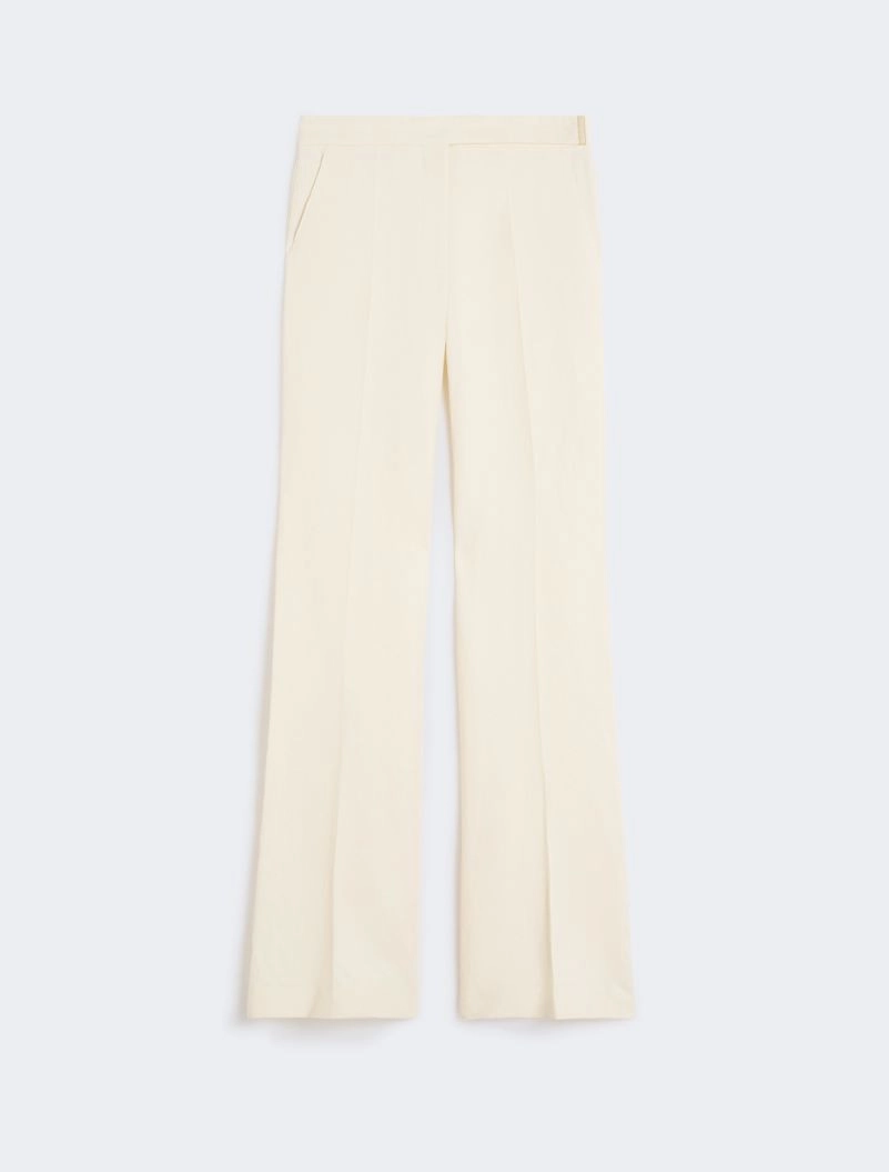 Viscose trousers - LIGHT YELLOW - Sportmax - 6