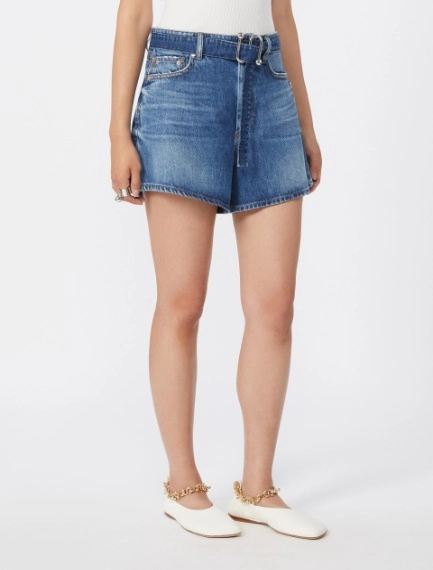 Denim shorts - MIDNIGHTBLUE - Sportmax - 2