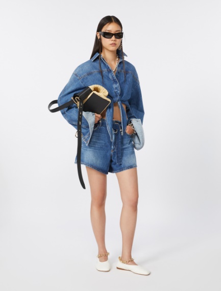 Denim shorts - MIDNIGHTBLUE - Sportmax