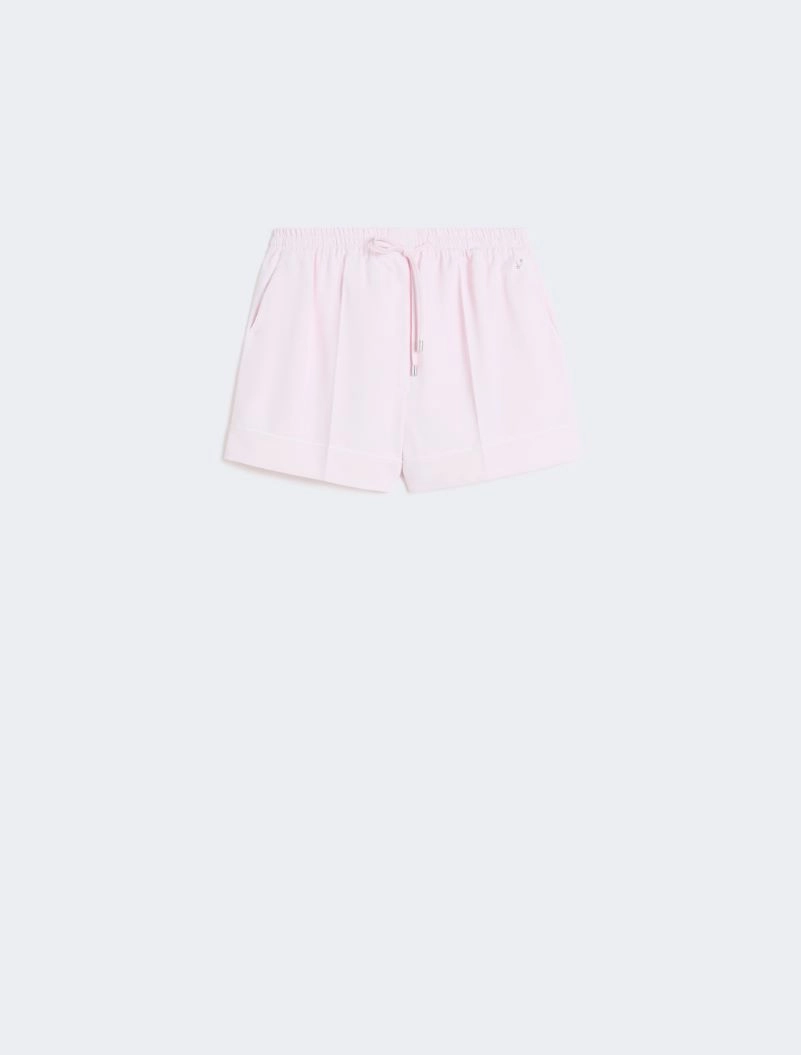 Satin jogger shorts - PINK - Sportmax - 6