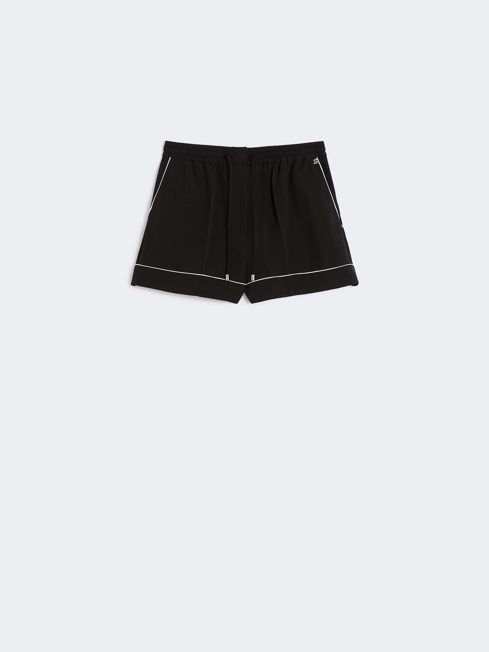 Satin jogger shorts - BLACK - Sportmax - 5