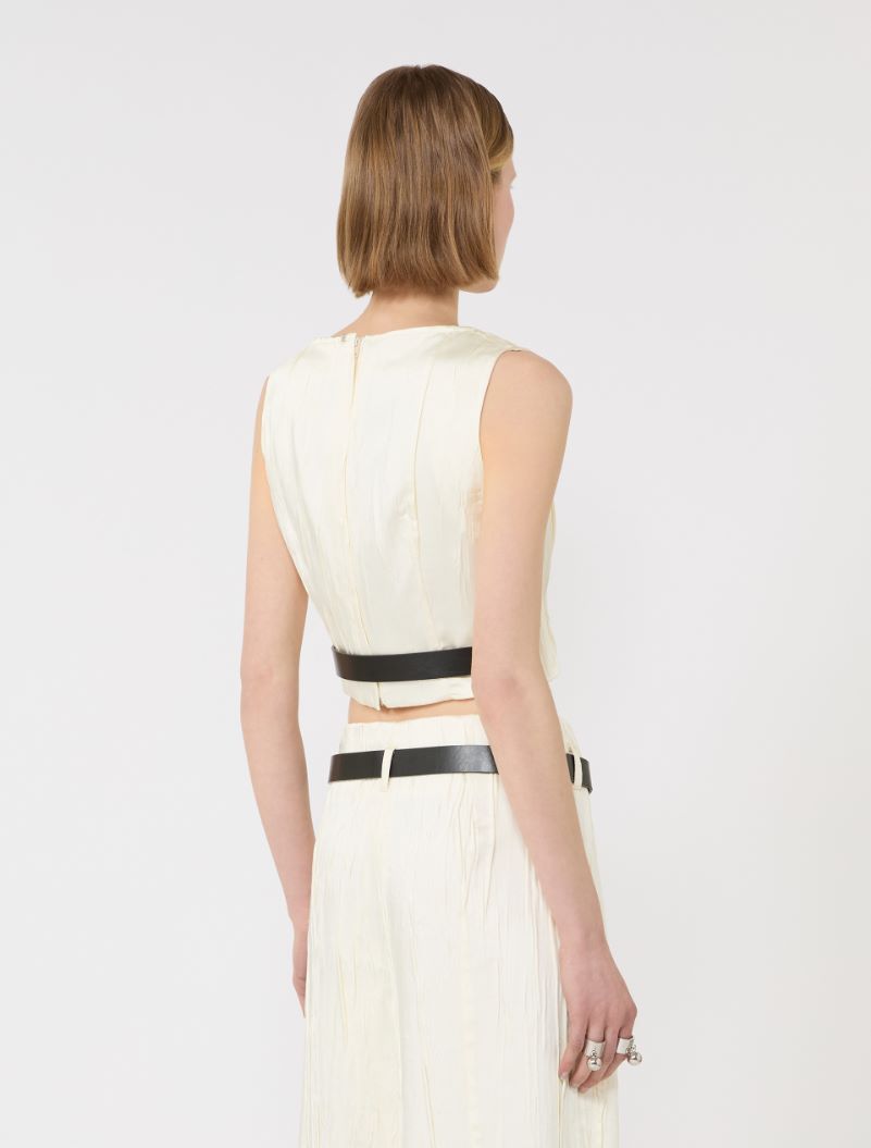 Sleeveless top - IVORY - Sportmax - 3