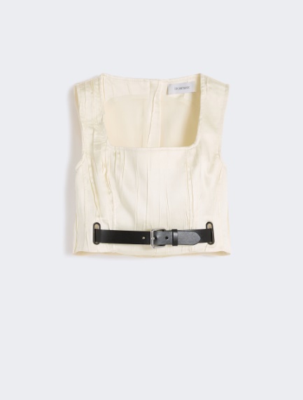 Sleeveless top - IVORY - Sportmax