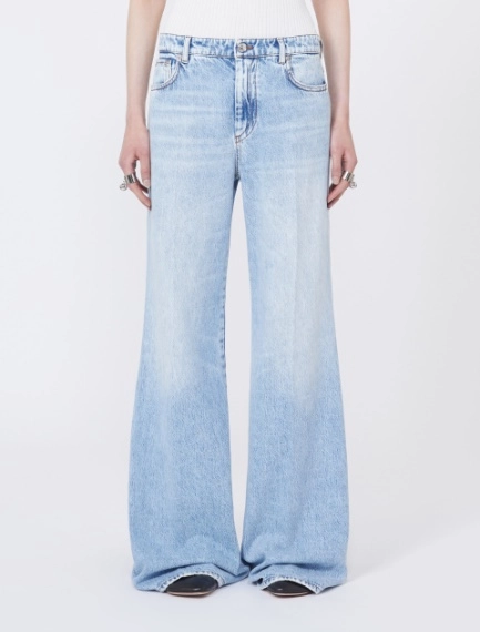 Five-pocket flared denim trousers - MIDNIGHTBLUE - Sportmax - 2