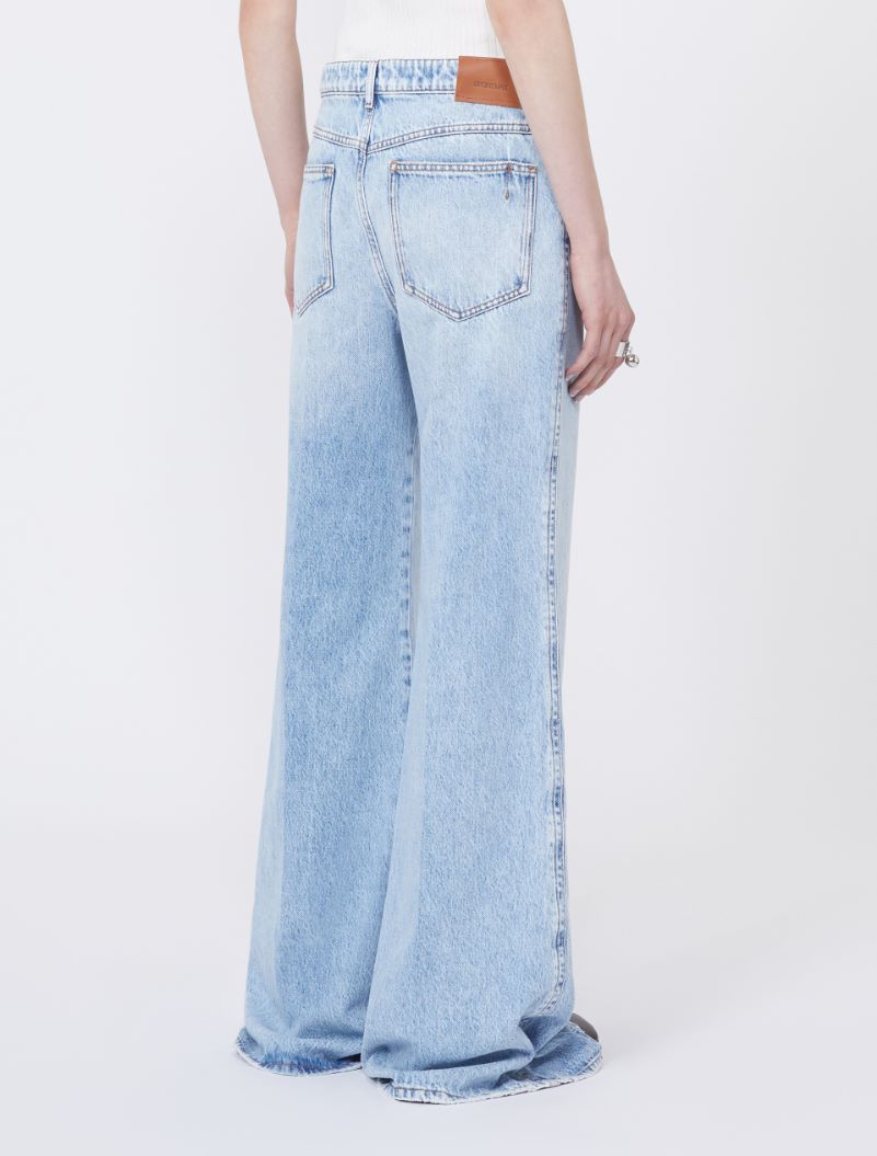Five-pocket flared denim trousers - MIDNIGHTBLUE - Sportmax - 3