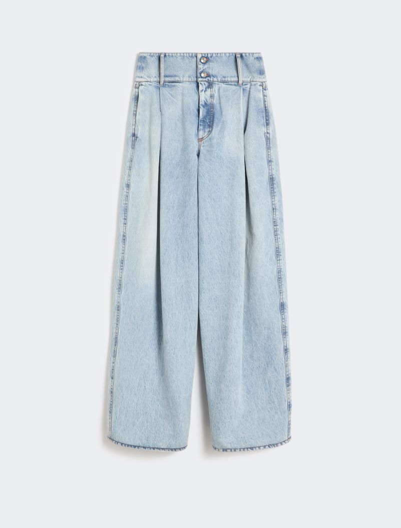 High-waisted baggy-cut jeans - MIDNIGHTBLUE - Sportmax - 6