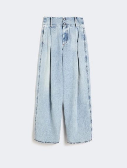 High-waisted baggy-cut jeans - MIDNIGHTBLUE - Sportmax