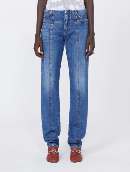 Pantalone 5 tasche aderenti - BLU NOTTE - Sportmax - 2