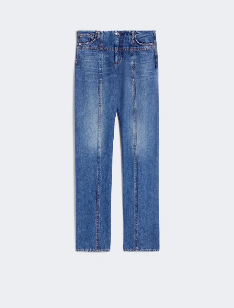 Slim-fit 5-pocket trousers - MIDNIGHTBLUE - Sportmax - 6